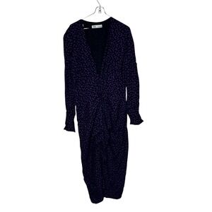 knee length dresses for ladies Zara Collared Long-sleeved Knit Dress